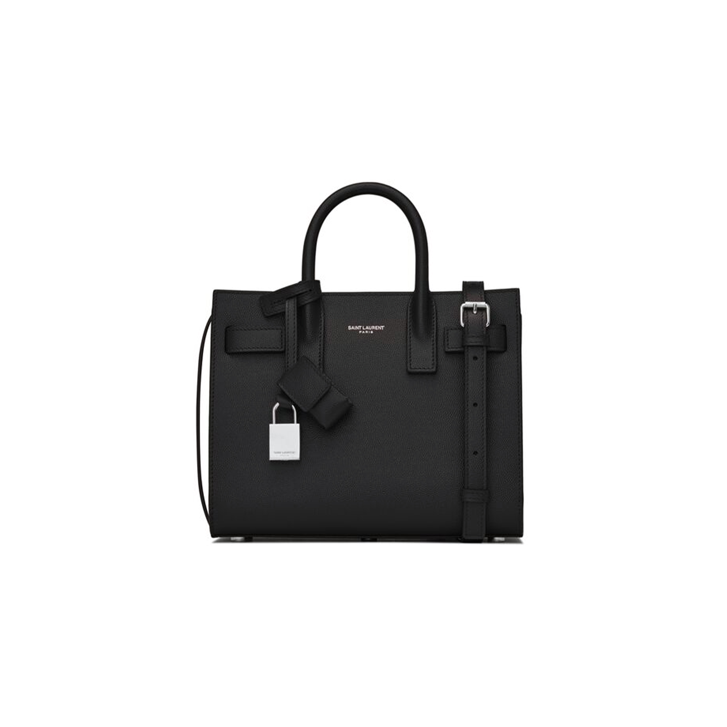 YSL SAC DE JOUR IN GRAINED LEATHER-NANO 392035B681N1000 (22*17.5*11cm) YSL SAC DE JOUR IN GRAINED LEATHER-NANO 392035B681N1000 (22*17.5*11cm)